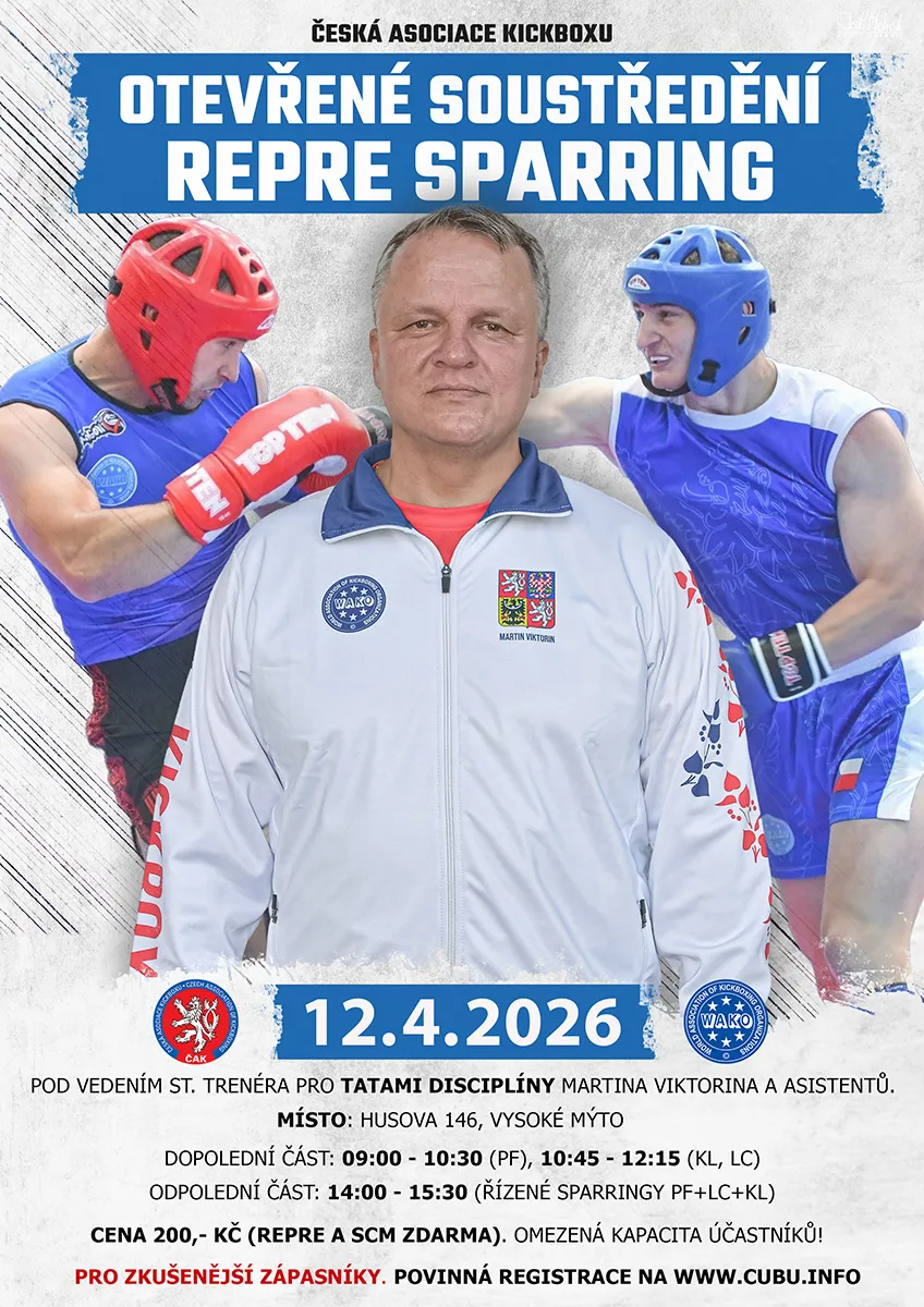 Otevřené soustředění – Repre sparring (tatami)