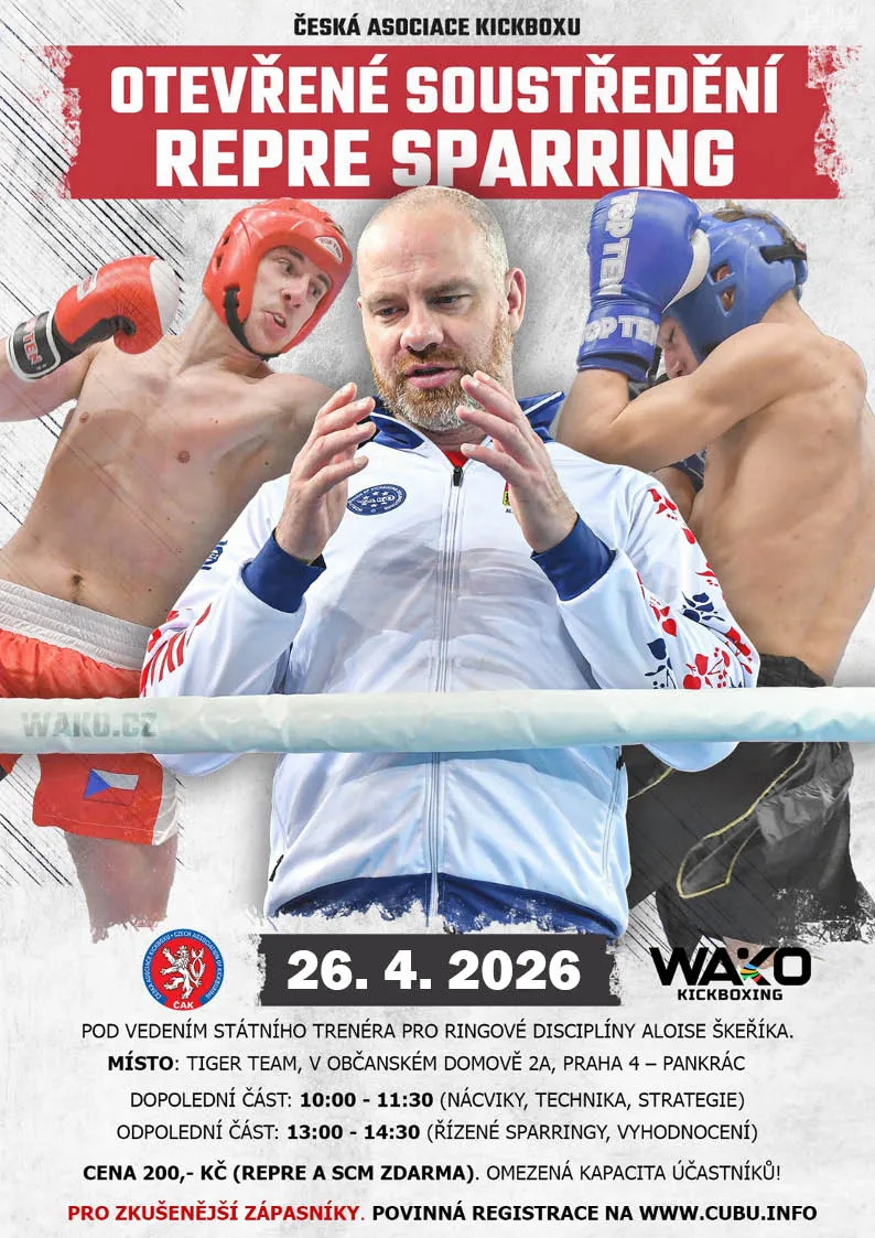 Otevřené soustředění – Repre sparring (ring)