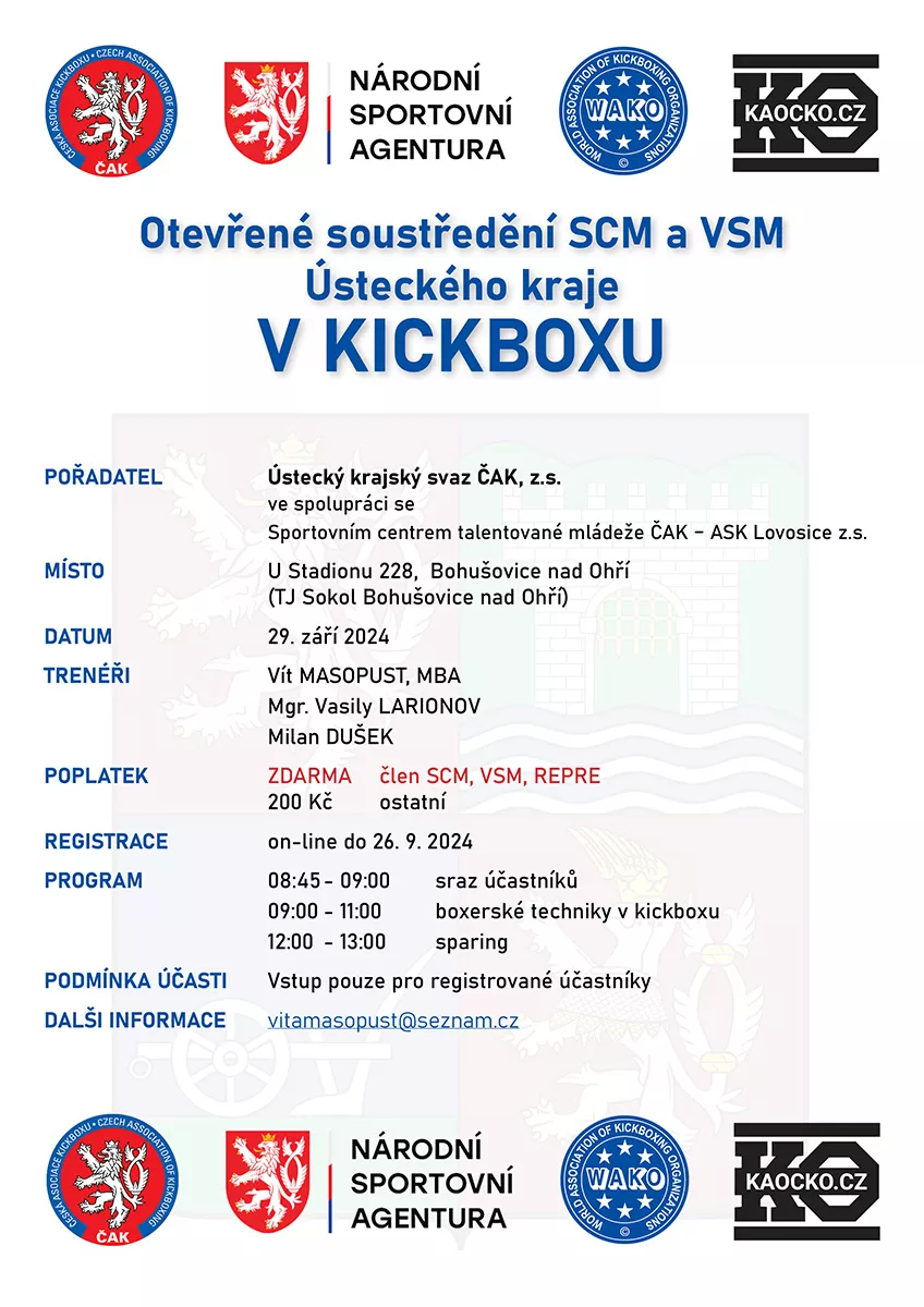 Otevřené soustředění SCM a VSM